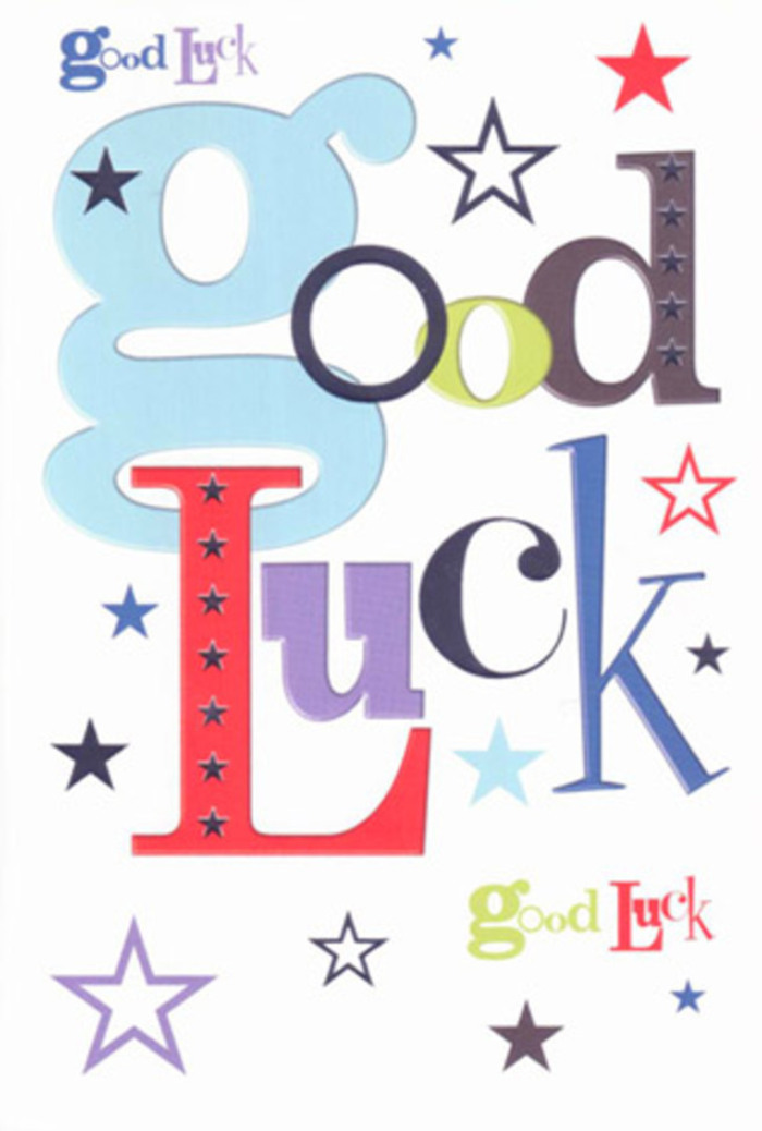There's a warm, festive energy to this Fulham-inspired good luck card, designed to capture the excitement and support of the area's close-knit community. Each letter stands out with its own personality-wide, pastel blue reflecting the calm of Eel Brook Common, slender midnight lettering bringing contemporary flair, and punchy reds adding a sense of occasion. Iridescent stars, rendered in navy, lilac, and even a spark of lemony green, twinkle against a spacious white field, suggesting applause from family and friends gathering at a local pub. Every detail feels painstakingly chosen, from the smooth, professional cardstock that slips easily into your hand to the playful arrangement of type that whispers encouragement. Like a bouquet from Fulham Flowers delivered to Dawes Road or Parsons Green, the card is more than a simple note-it's an emblem of hope, positive energy, and local pride, cheering on someone's next adventure and reinforcing the special belief that dreams really can take root along these beloved streets.